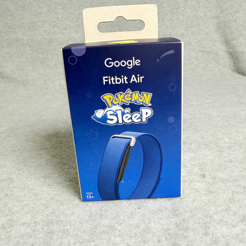 Google Fitbit Air Special Edition Pokemon Sleep Tracker Sleepy Blue GW9C8 NEW